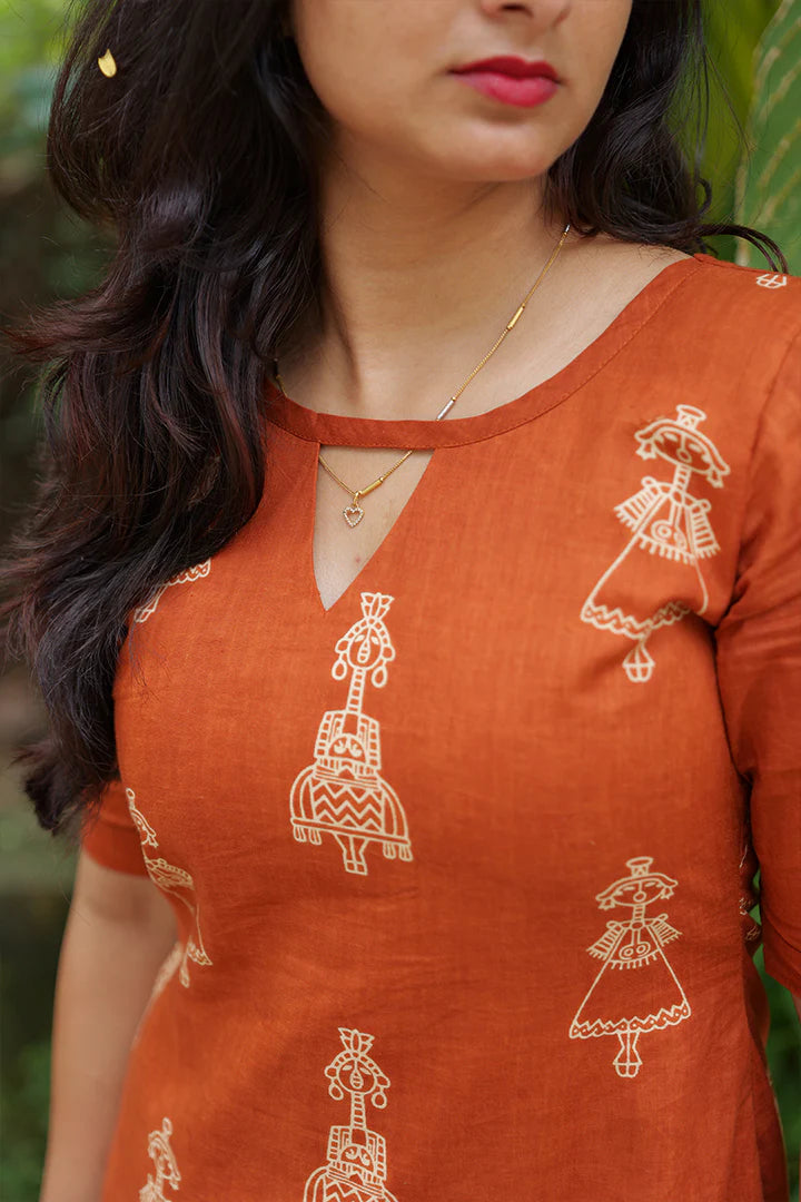 Esha Kurti and Bottom Sete