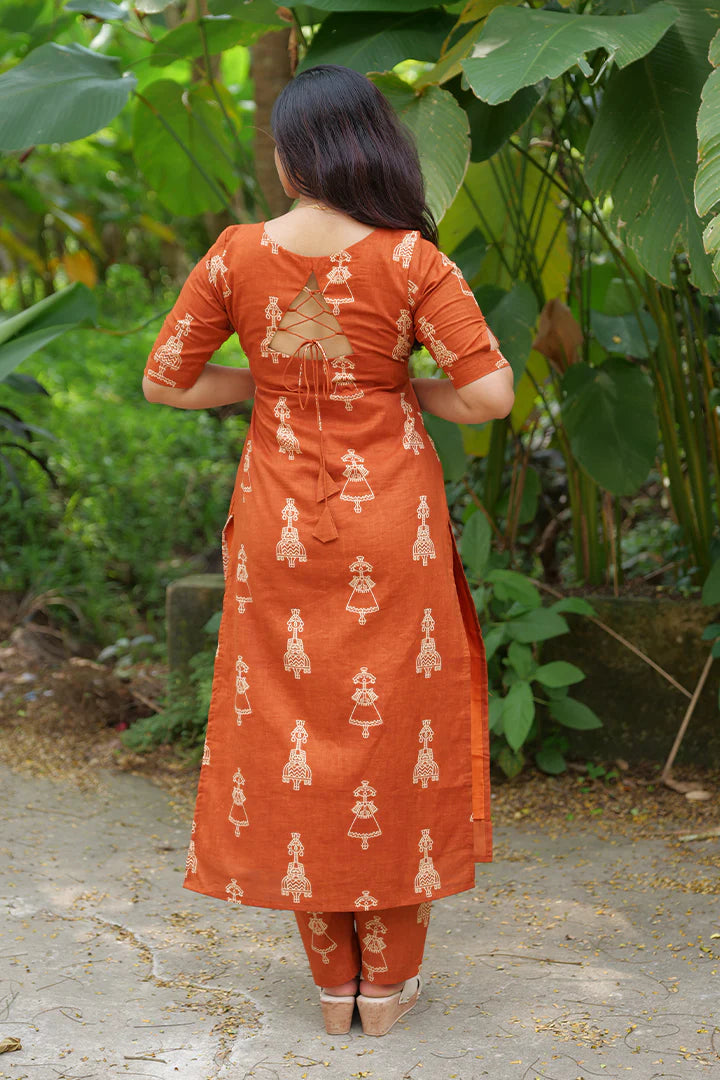 Esha Kurti and Bottom Sete