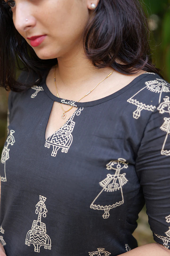 Esha Kurti and Bottom Sete