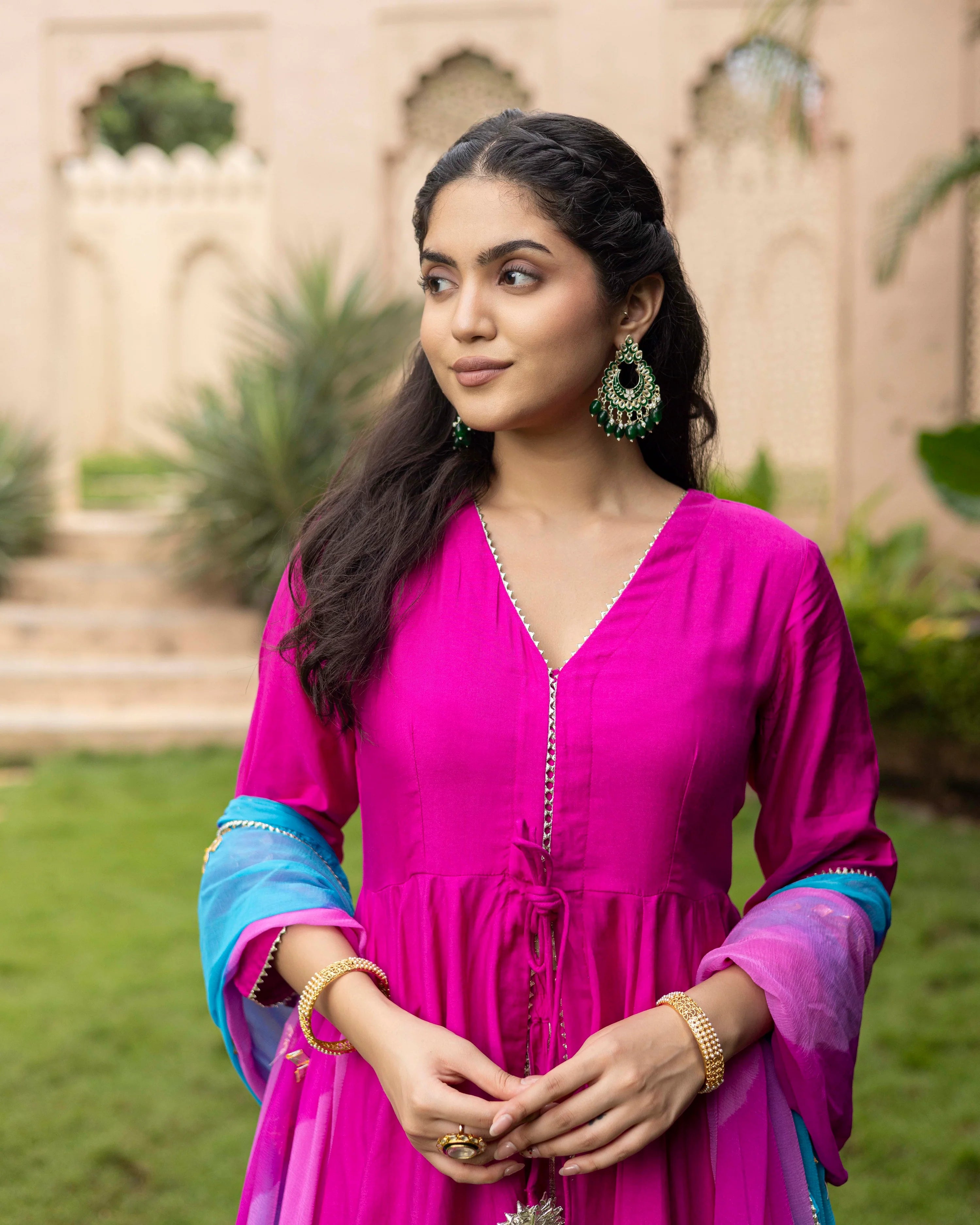 Fandango pink Sharara set